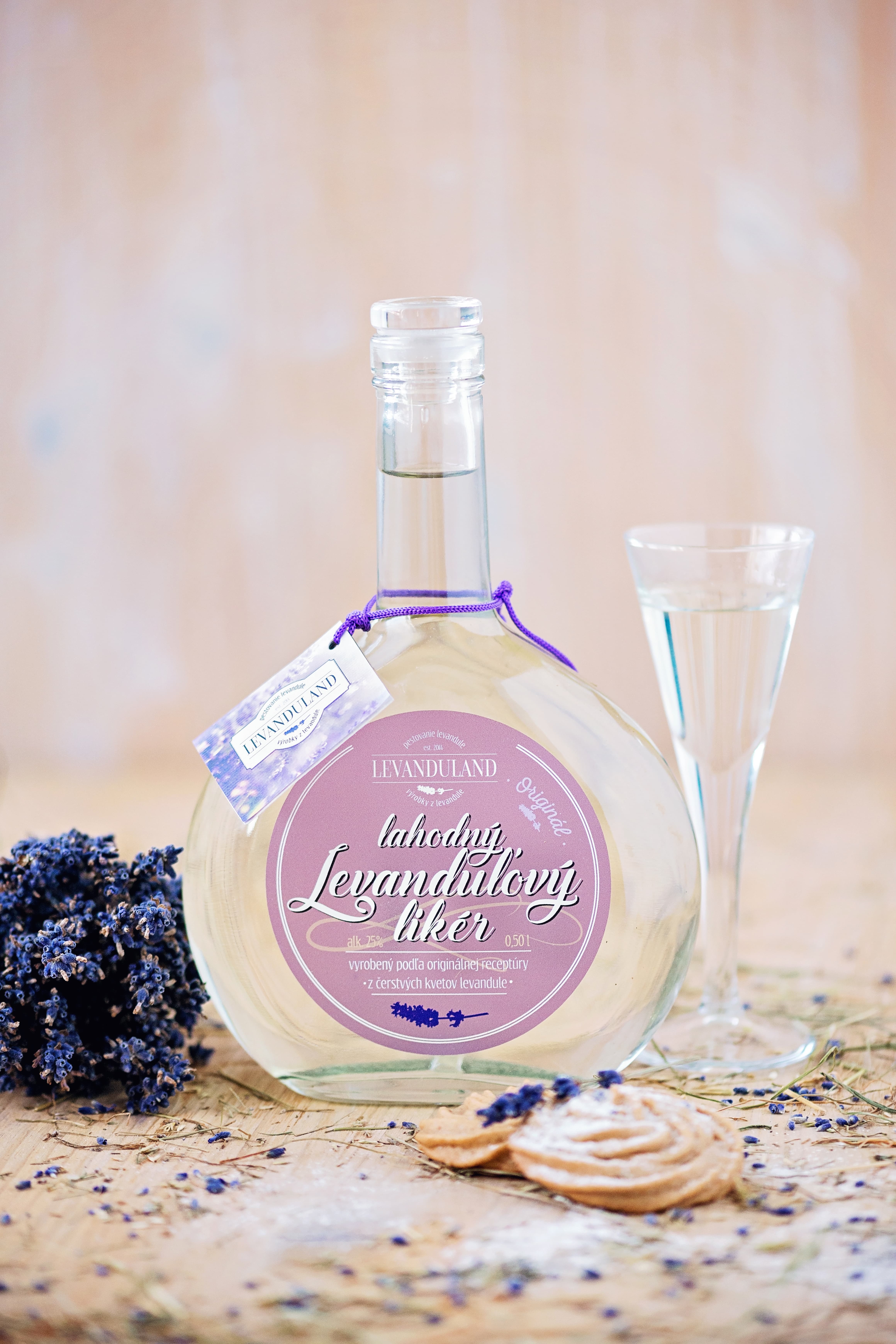 Lavender liqueur - LEVANDULAND | BEST SLOVAK FOOD
